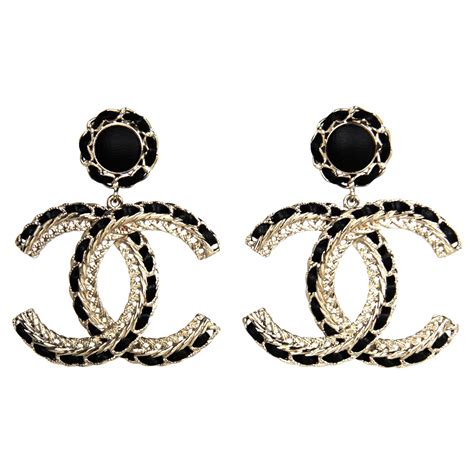 large chanel cc earrings|Chanel cc earrings price list.